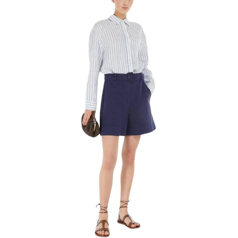 WEEKEND MaxMara Nolana Striped Button up Shirt-1