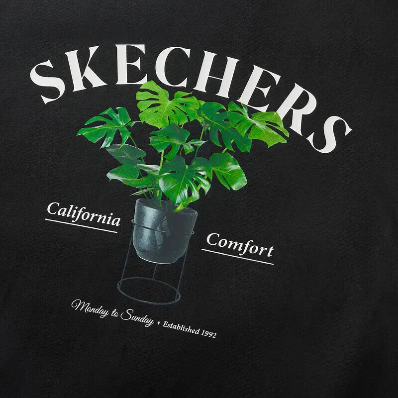 Skechers T Shirt Unisex Carbon Black-2