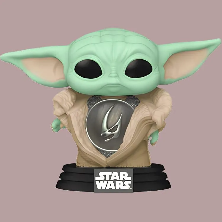 Funko POP! Din Grogu In Armor Chibi Figures-3