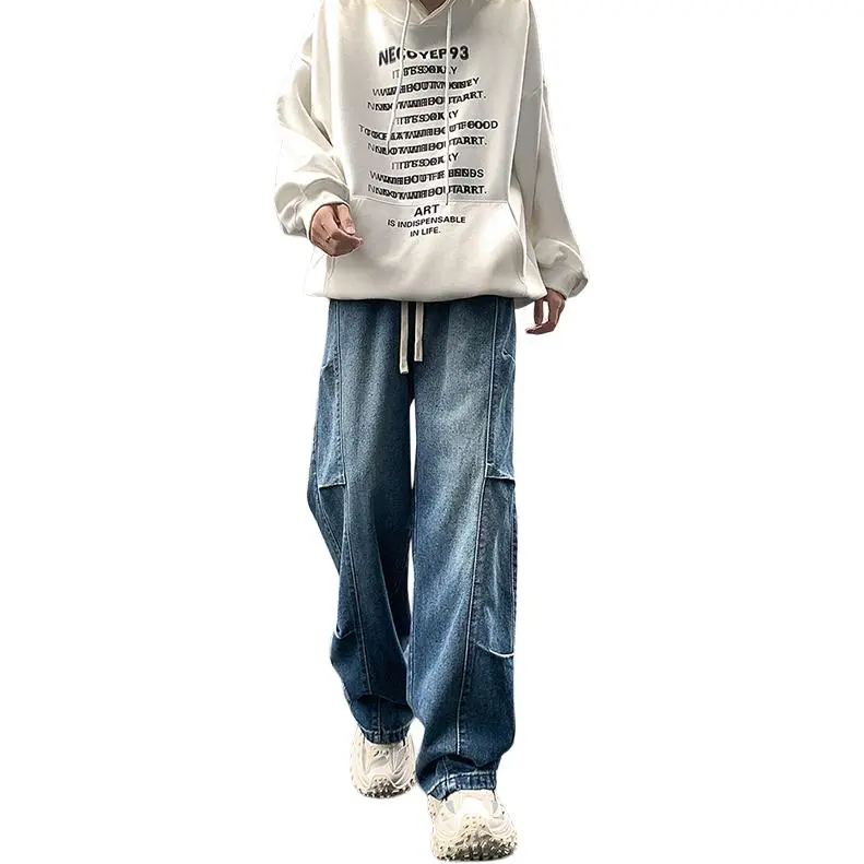 IJRJ Jeans Unisex Distressed Gray-10