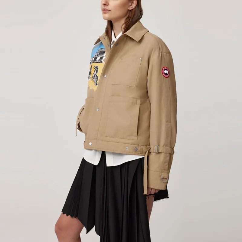 Canada Goose Rokh X Matt McCormick Co-branded Series Jackets Unisex Khaki-4