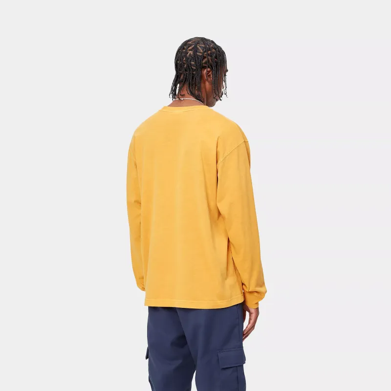 Carhartt WIP L/S Vista FW24 T Shirt T Shirt Men's Orange-2