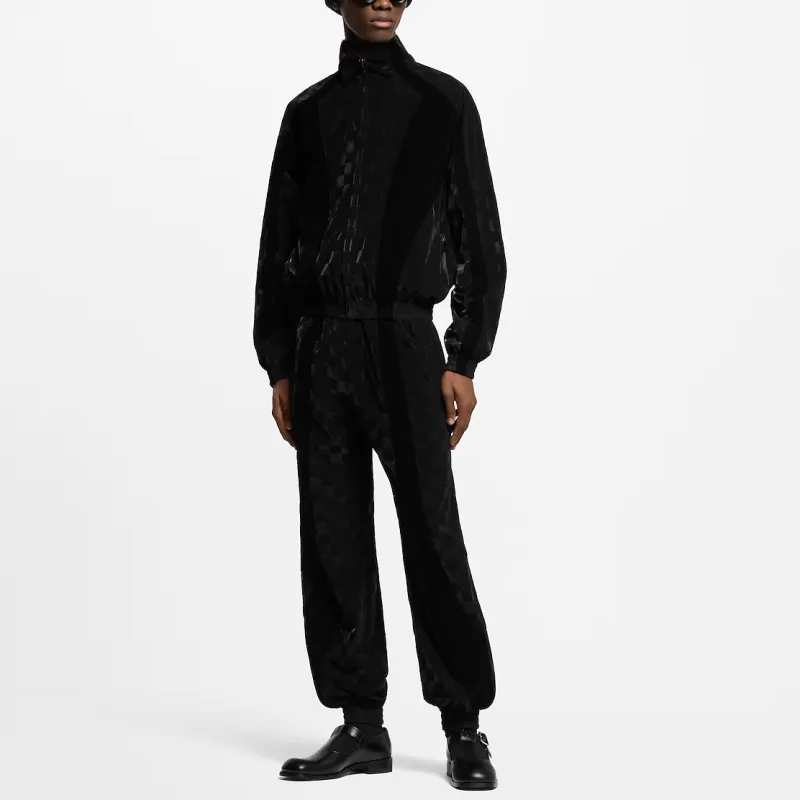 LOUIS VUITTON Flocked Damier Technical Tracksuit Top-1