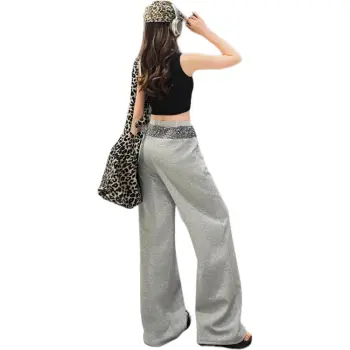 Wen Shan Casual Pants Women's Gray