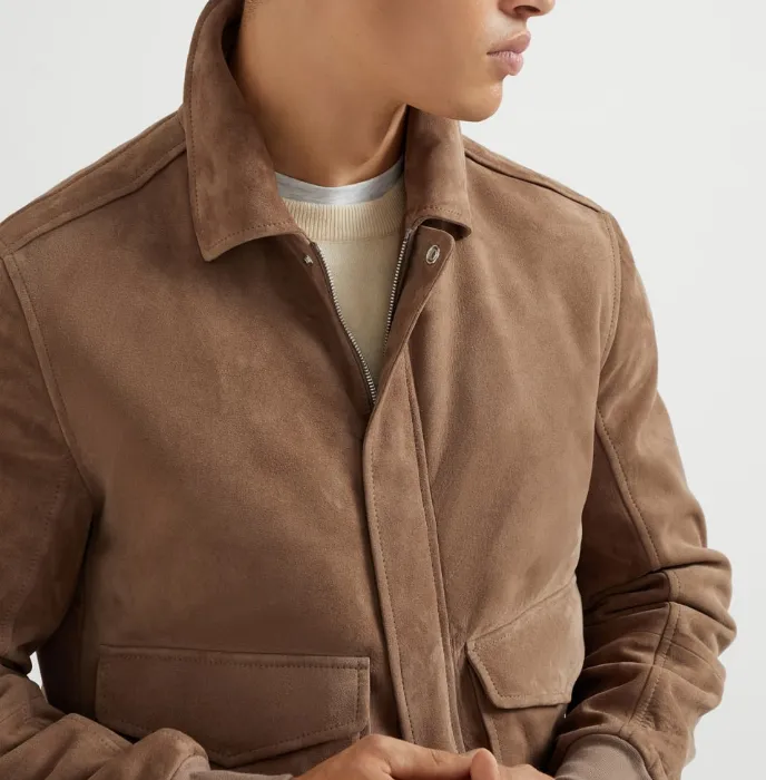 Brunello Cucinelli Jackets & Coats Men's Brown - POIZON