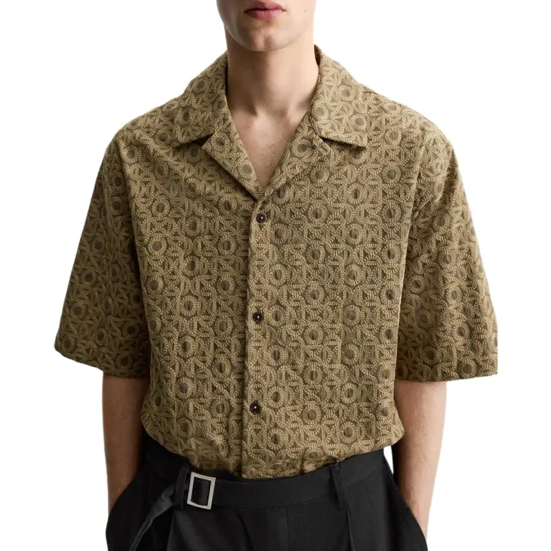ZARA Shirts Men Light Brown-2