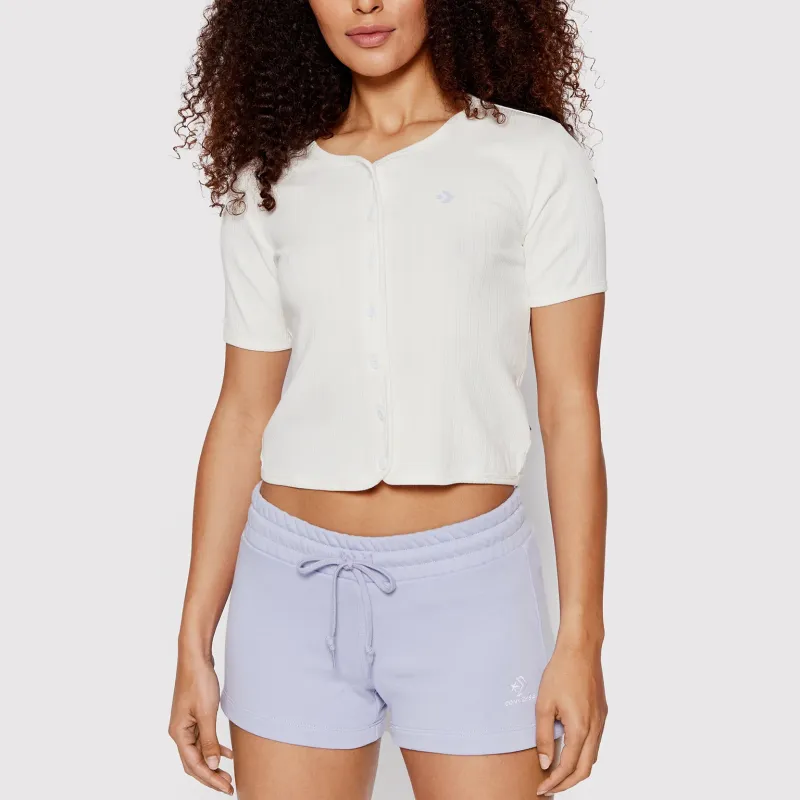 Converse Crop Tops Women's White-2