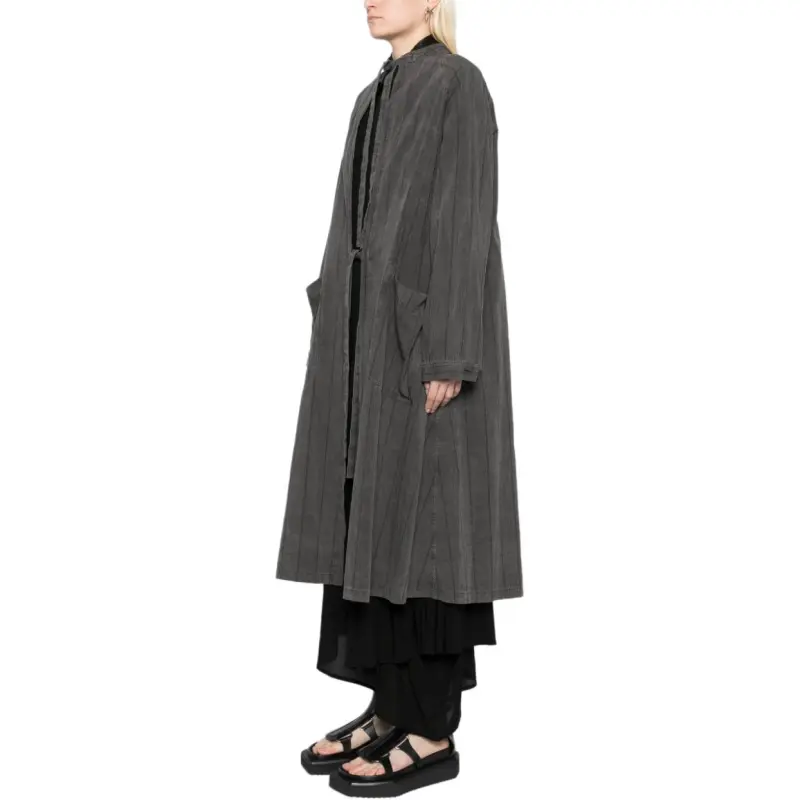 Yohji Yamamoto Coats Women's Gray-3