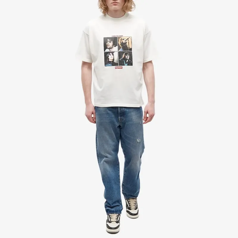 REPRESENT Logo Printed Crewneck T-Shirt-2