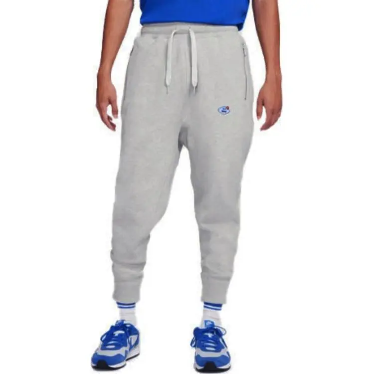Nike Knitted Sweatpants Men Heather Gray-4