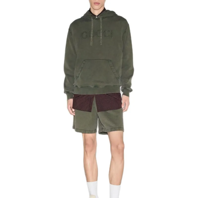 GUCCI FW24 Sweatshirt Men's Forest Green-3