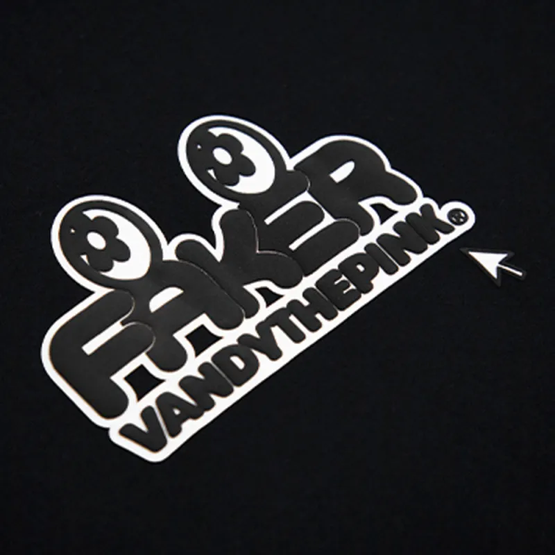 Vandy The Pink x FAKER T Shirt Unisex Black-2
