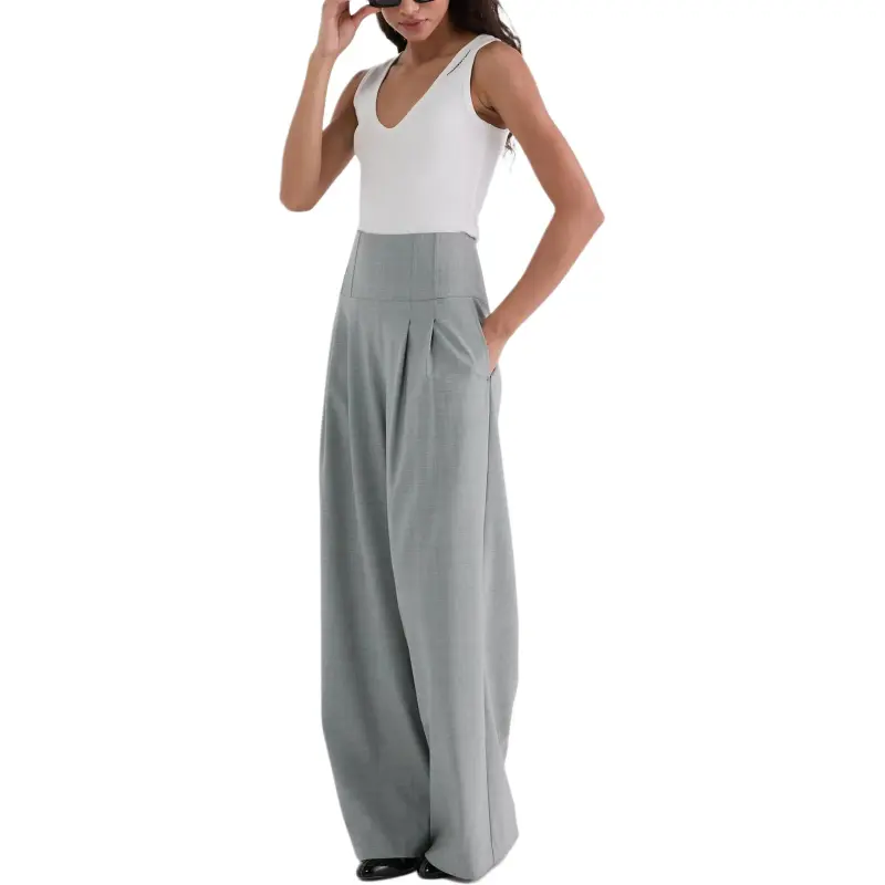 KARL LAGERFELD / Karl Lagerfeld Jeans Tailored Wide leg Trousers-4