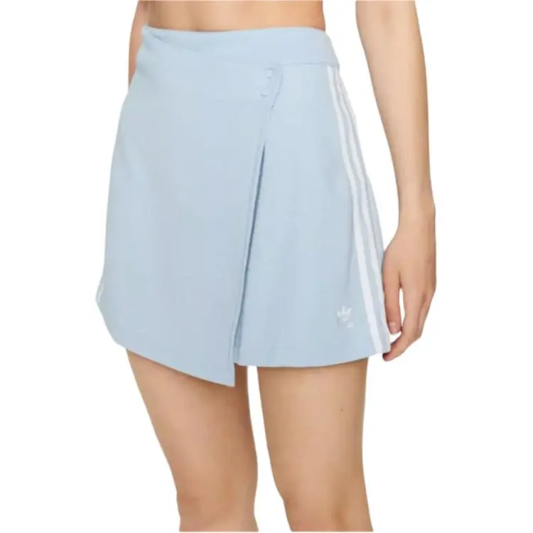 Adidas Originals Casual Short Skirts Women's Blue-4