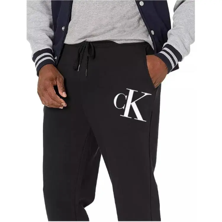 CALVIN KLEIN Knitted Sweatpants Men's Black-4