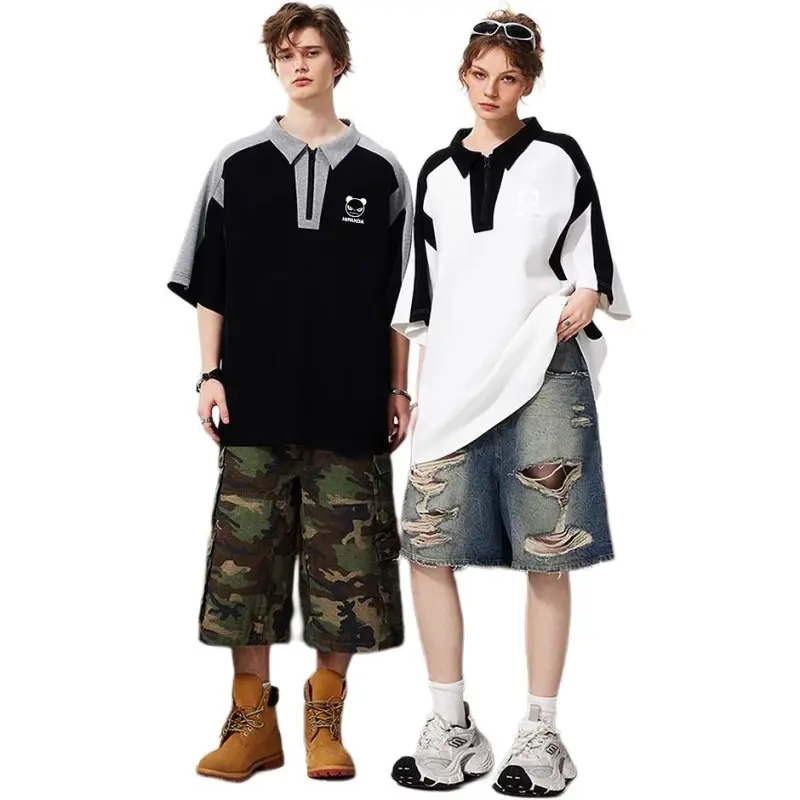 HIPANDA Polo Shirts Unisex-2