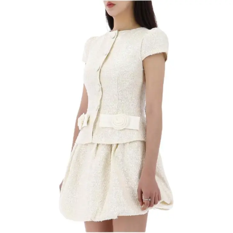 Self portrait Bow Detail Mini Dress-3