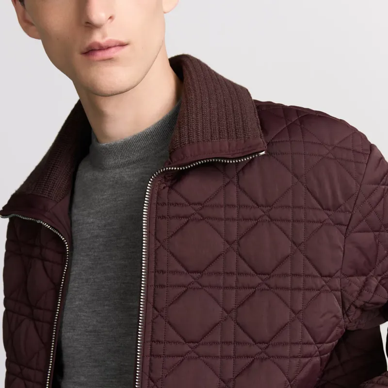 DIOR SS25 Jackets Coats Men's Burgundy-5