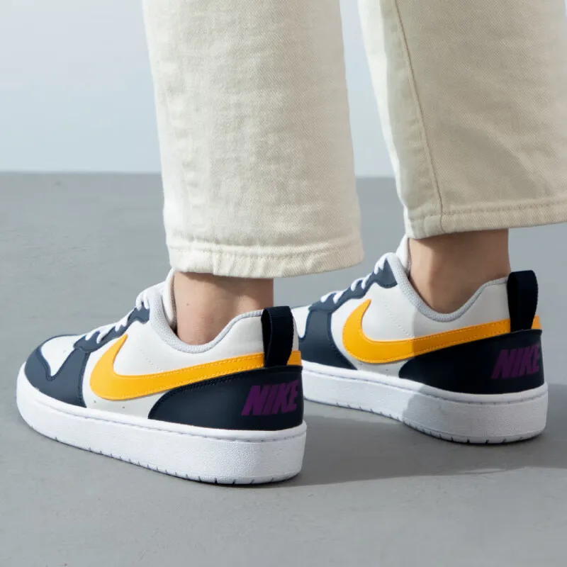 Nike Court Borough Low Recraft 'White Navy Gold' GS-6