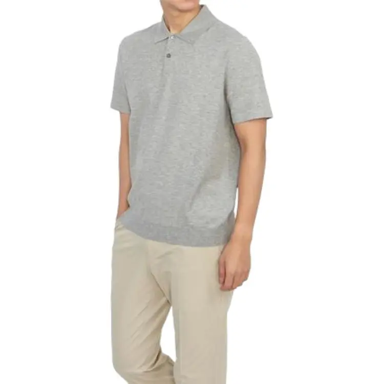 THEORY Polo Shirts Men Gray-2