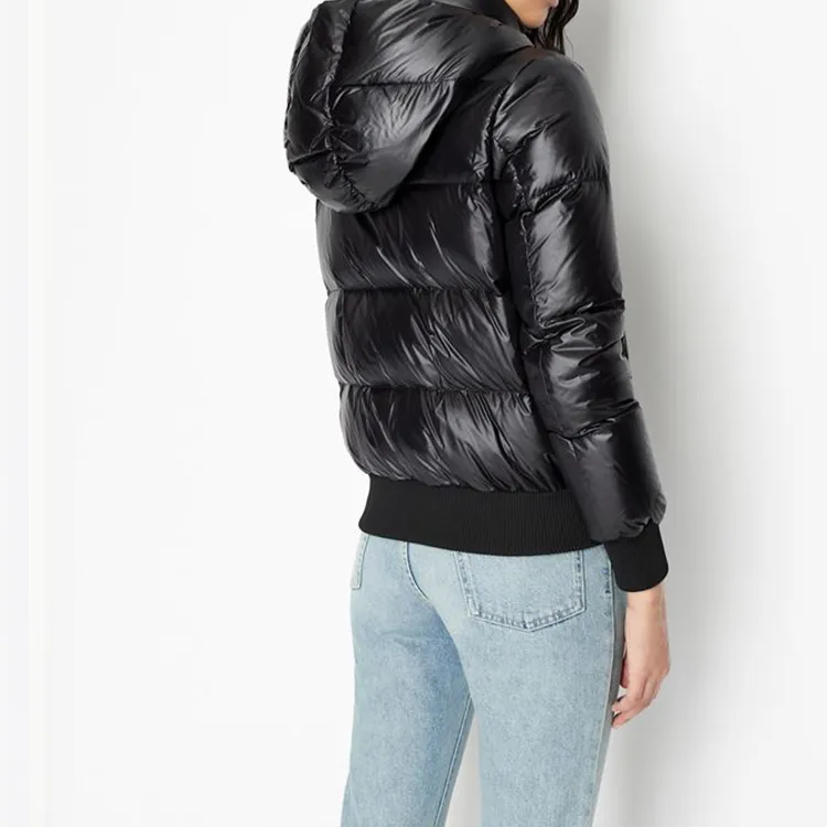 ARMANI EXCHANGEAE FW22 Jackets Coats Women's Black-2