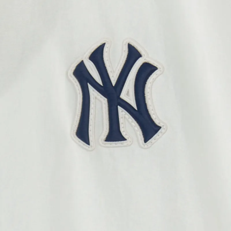 MLB New York Yankees Trench Coat Women's Cream-3