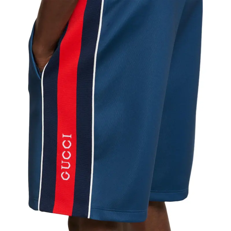 GUCCI Casual Shorts Men Blue-5