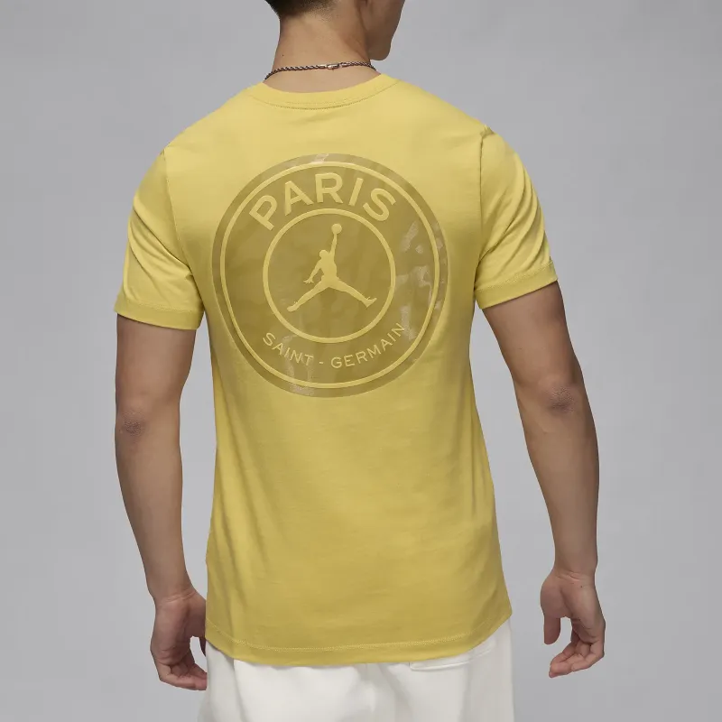 Jordan x PSG SS24 T-Shirt Men's Yellow-4