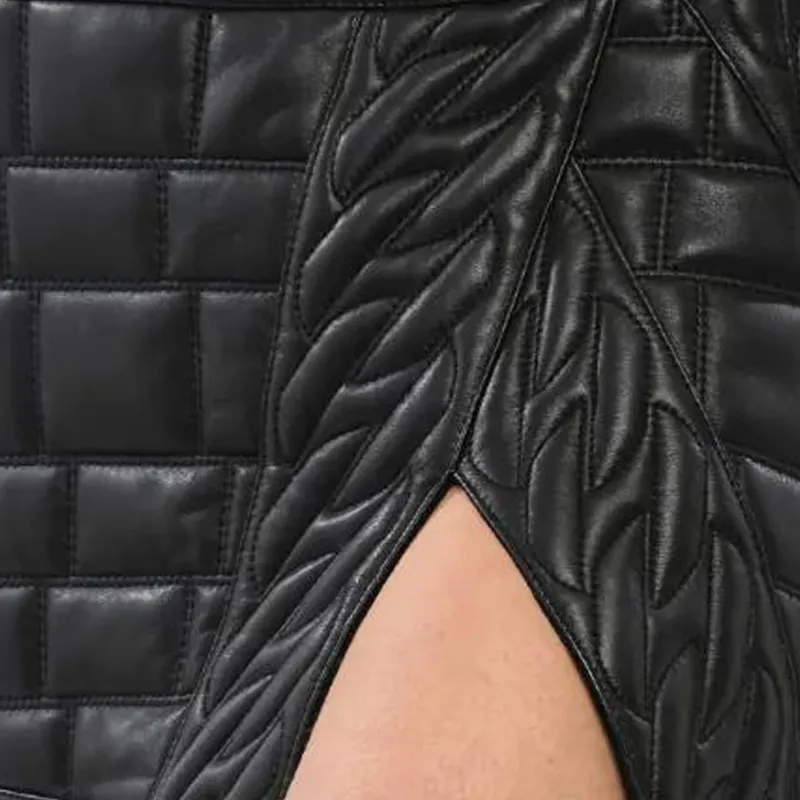 BALMAIN Quilted Mini Skirt-2