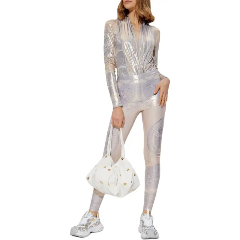 VERSACE La Coupe Des Dieux print Leggings-2