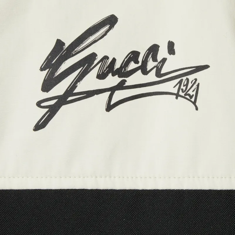 GUCCI Canvas Hooded Jacket-5