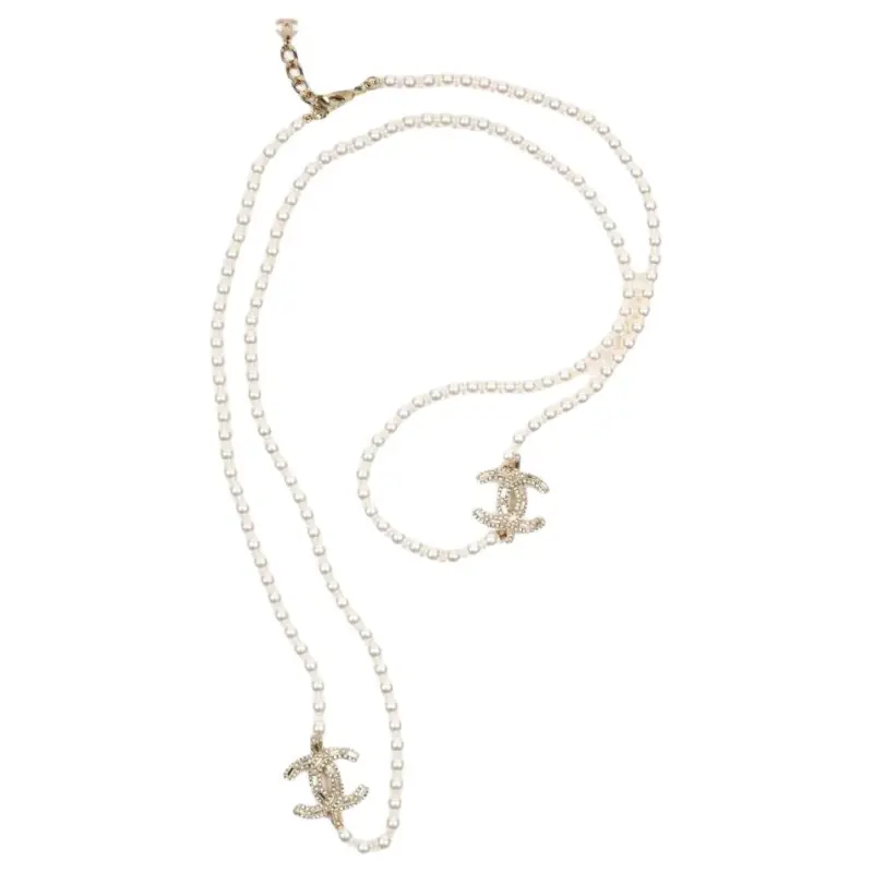 CHANEL 2020s CC logo Necklace-2