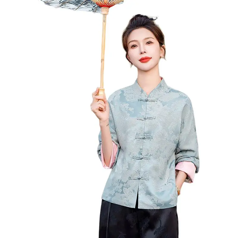 Yi Mengyuan Cropped Coats Women's-3
