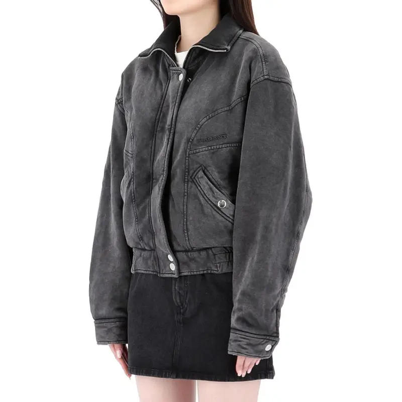 ISABEL MARANT Jackets Coats Women's Dark Gray-3