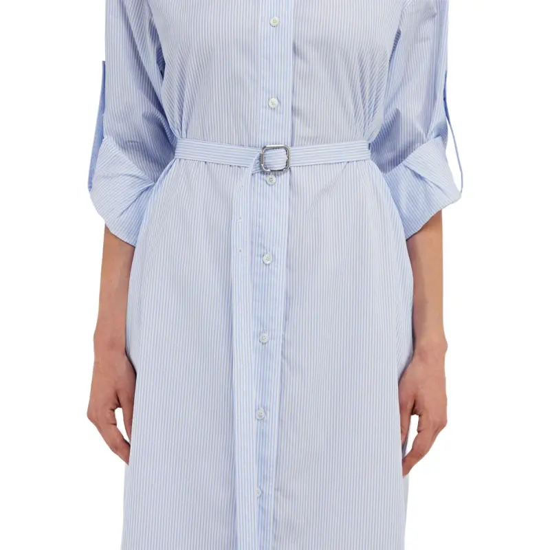 Ferragamo Striped Shirt Dress-3