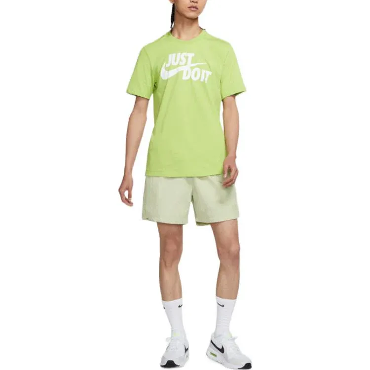 Nike T Shirts Men Green-4