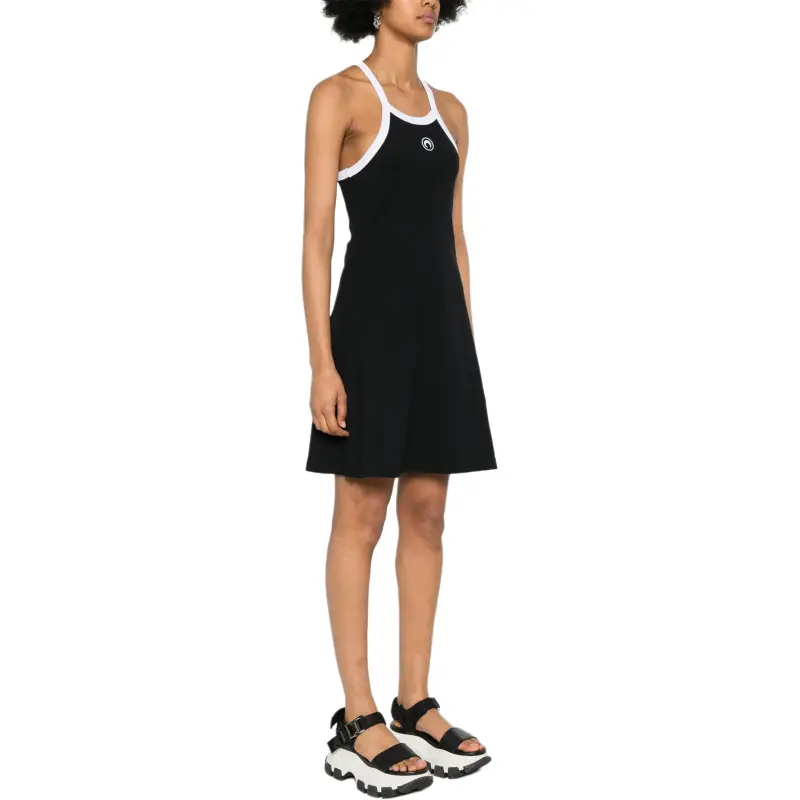 Marine Serre Moon Embroidered Sleeveless Dress-3