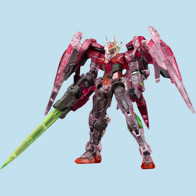 BANDAI RG EXPO Event Exclusive Mobile Suit Gundam 00 OO Gundam RAISER Model Kits Multicolor Transparent-1