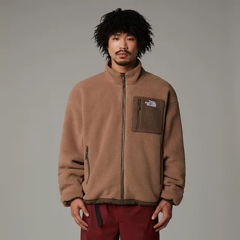 THE NORTH FACE Yumiori Reversible Fleece Jackets & Coats Men's Smoky Brown Latte-4