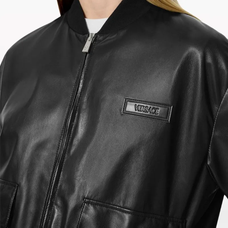 VERSACE Zip-Up Bomber Jacket-3