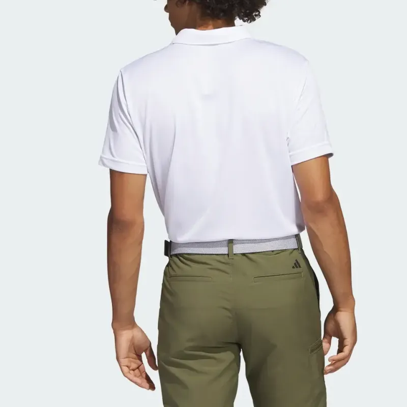 Adidas Polo Shirts Men White-4