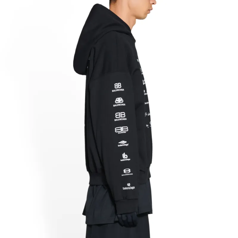 Balenciaga SS23 Sweatshirt Unisex Black-4