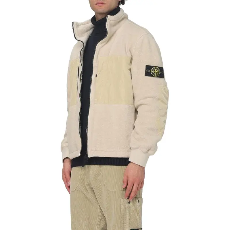 STONE ISLAND Zip Up Fleece Jacket-3