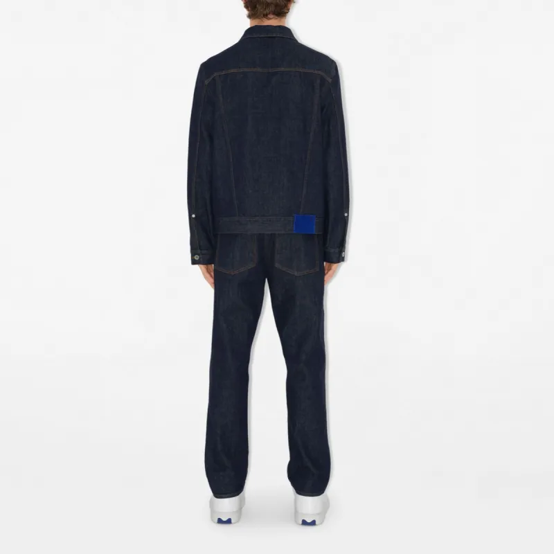 Burberry Logo appliqué Denim Jacket-2