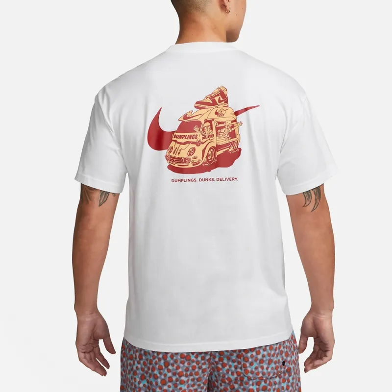 Nike T Shirts Men White-5