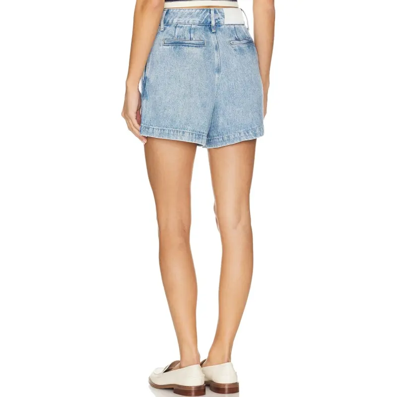 7 FOR ALL MANKIND Denim Shorts Women's Blue-2