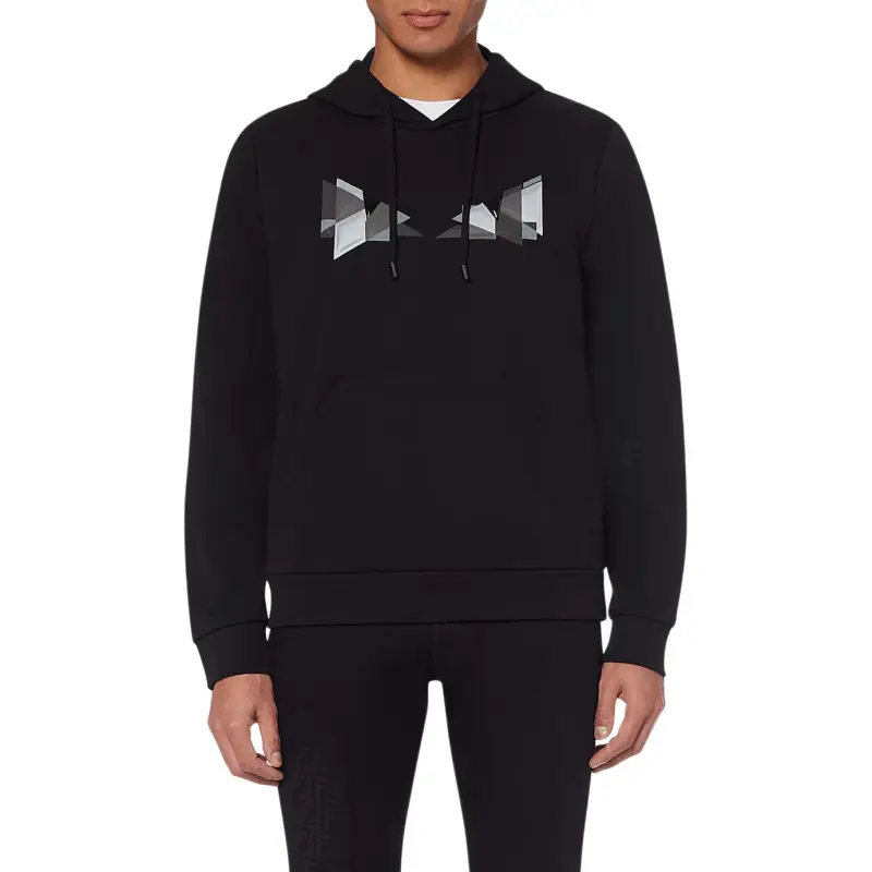 FENDI Sweatshirts Men Black-2
