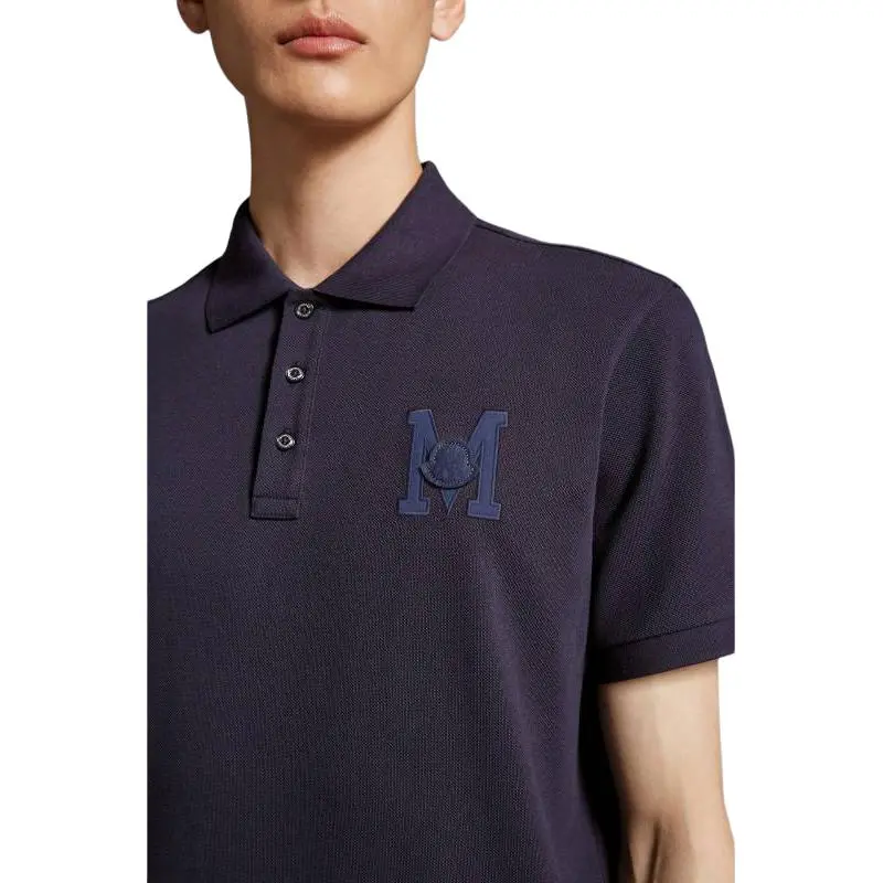 Moncler Monogram Embroidered Polo Shirt-4