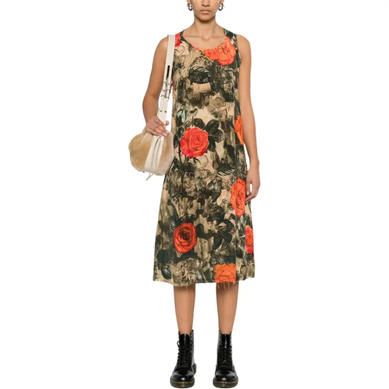 R13 Floral print Midi Dress-1