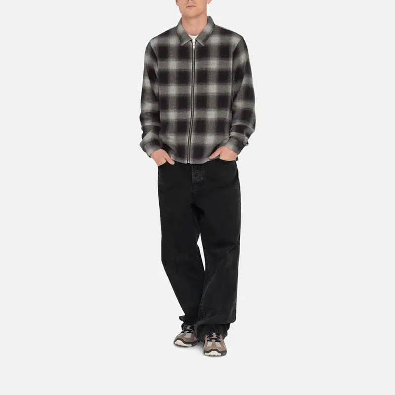 Stussy Hank Plaid Zip Shirt-2
